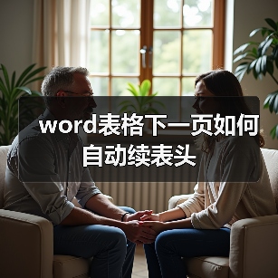 word表格下一页如何自动续表头（图3）