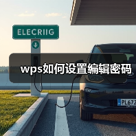 wps如何设置编辑密码（图4）