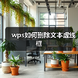 wps如何删除文本虚线框（图3）