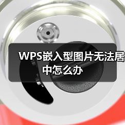 WPS嵌入型图片无法居中怎么办（图3）
