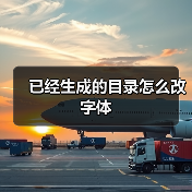 已经生成的目录怎么改字体(图3) 已经生成的目录怎么改字体(图3)