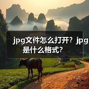 如何打开JPG文件及了解其特点