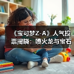 喷火龙与超级宝石海星角逐宝可梦人气王