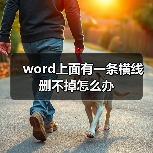 Word文档删除页眉横线操作步骤详解