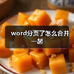 word分页了怎么合并一起(图4) word分页了怎么合并一起(图4)