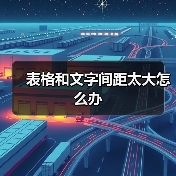 表格和文字间距太大怎么办（图3）