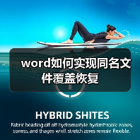 word如何实现同名文件覆盖恢复（图2）