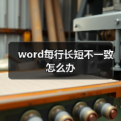 word每行长短不一致怎么办（图3）