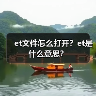et文件怎么打开？et是什么意思？（图3）