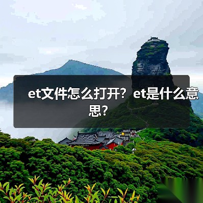 ET文件格式解析与打开方法