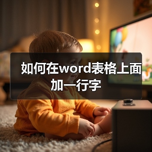 如何在word表格上面加一行字（图4）