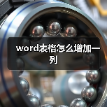 word表格怎么增加一列（图3）