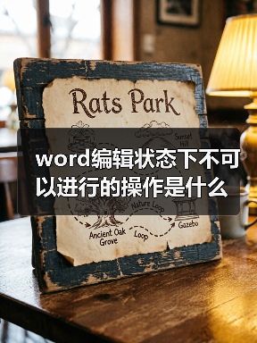 word编辑状态下不可以进行的操作是什么(图2) word编辑状态下不可以进行的操作是什么(图2)