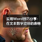 实用Word技巧分享：在文本数字混排的表格中快速提取数字