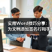 实用Word技巧分享：为文档添加签名行和手写签名！（图4）