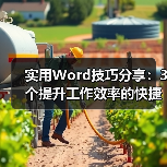 Word效率提升3大技巧：快速启动标题分页隔行删除