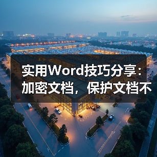 实用Word技巧分享：加密文档，保护文档不被他人查看！（图2）