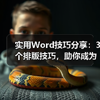 实用Word技巧分享：3个排版技巧，助你成为高手！（图3）