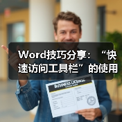 Word排版效率提升技巧：自定义快速访问工具栏