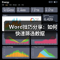 Word表格数据筛选技巧及高效操作指南