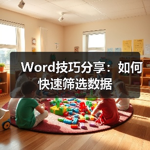 Word技巧分享：如何快速筛选数据（图4）