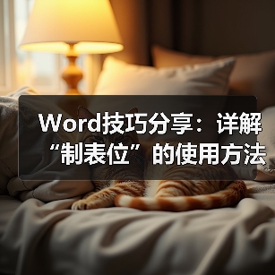 Word技巧分享:详解“制表位”的使用方法(图2) Word技巧分享:详解“制表位”的使用方法(图2)