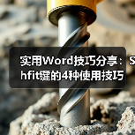 实用Word技巧分享：Shfit键的4种使用技巧（图4）