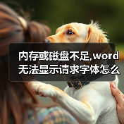 内存或磁盘不足,word无法显示请求字体怎么办（图3）