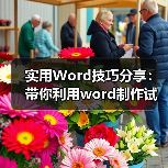 Word试卷制作五步技巧教程