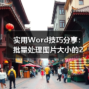 实用Word技巧分享：批量处理图片大小的2个方法（图2）