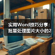实用Word技巧分享：批量处理图片大小的2个方法（图3）