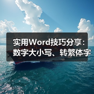 实用Word技巧分享：数字大小写、转繁体字、打生僻字、分数、上下标输入（图2）