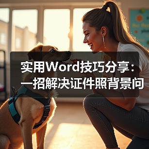 Word证件照背景替换技巧：快速更换红蓝白底