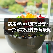 实用Word技巧分享：一招解决证件照背景问题（图2）