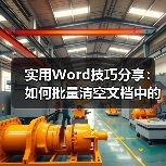 实用Word技巧分享：如何批量清空文档中的英文（图3）