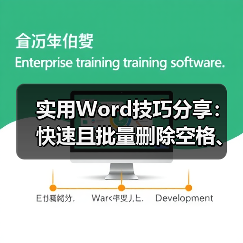 实用Word技巧分享：快速且批量删除空格、空行（图3）