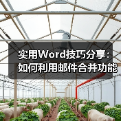 Word邮件合并批量生成工资条技巧