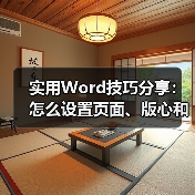 实用Word技巧分享：怎么设置页面、版心和页眉页脚的大小（图3）