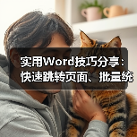 实用Word技巧分享:快速跳转页面、批量统一标题格式(图4) 实用Word技巧分享:快速跳转页面、批量统一标题格式(图4)