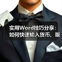 实用Word技巧分享：如何快速输入货币、版权符号！（图3）