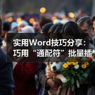 实用Word技巧分享：巧用“通配符”批量插入表格（图2）