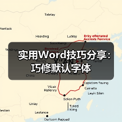实用Word技巧分享：巧修默认字体（图2）