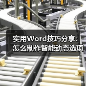 实用Word技巧分享:怎么制作智能动态选项(图2) 实用Word技巧分享:怎么制作智能动态选项(图2)