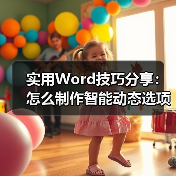 实用Word技巧分享:怎么制作智能动态选项(图3) 实用Word技巧分享:怎么制作智能动态选项(图3)