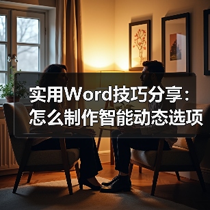 实用Word技巧分享:怎么制作智能动态选项(图4) 实用Word技巧分享:怎么制作智能动态选项(图4)