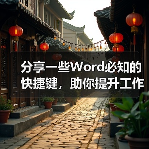 分享一些Word必知的快捷键,助你提升工作效率(图2) 分享一些Word必知的快捷键,助你提升工作效率(图2)