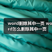 word删除其中一页 word怎么删除其中一页（图4）