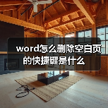word怎么删除空白页的快捷键是什么(图4) word怎么删除空白页的快捷键是什么(图4)