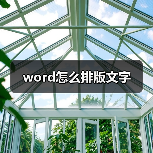 word怎么排版文字(图4) word怎么排版文字(图4)