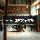word图片文字排版